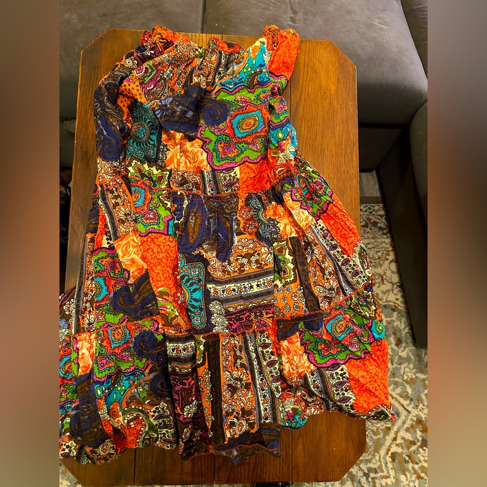 Ladies bobbie brooks Bohemian skirt. Size Large